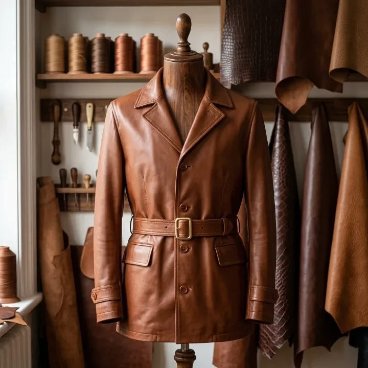 Atelier de cuir pour confection homme sur mesure