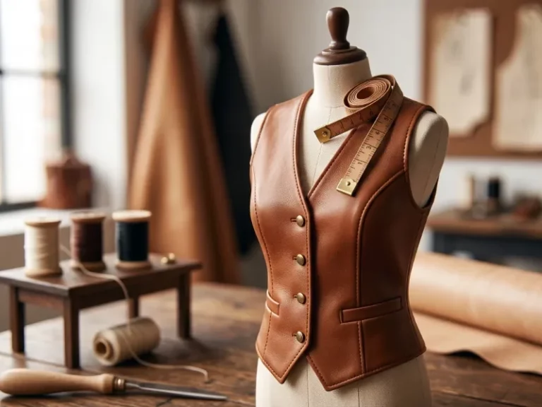 Vêtement en cuir sur mesure adapté aux petites tailles